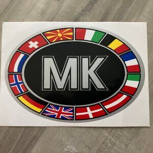 RARE VINTAGE Macedonia Car Sticker